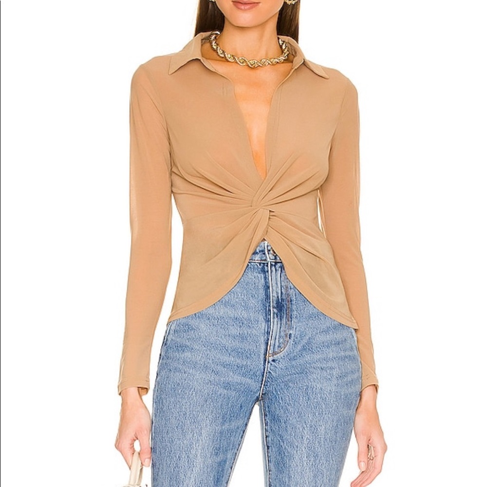 Revolve superdown Deja Twist Front Top